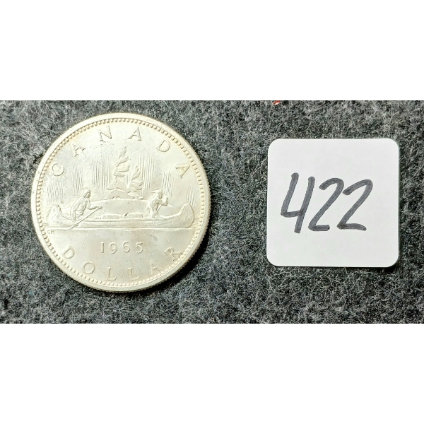 1965 CDN SILVER DOLLAR