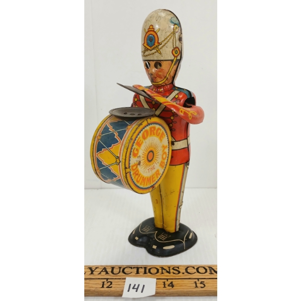 MARX TIN WIND UP GEORGE THE DRUMMER BOY
