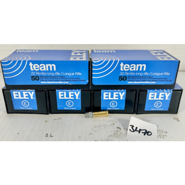 AMMO: 300X ELEY .22 LR - LRN