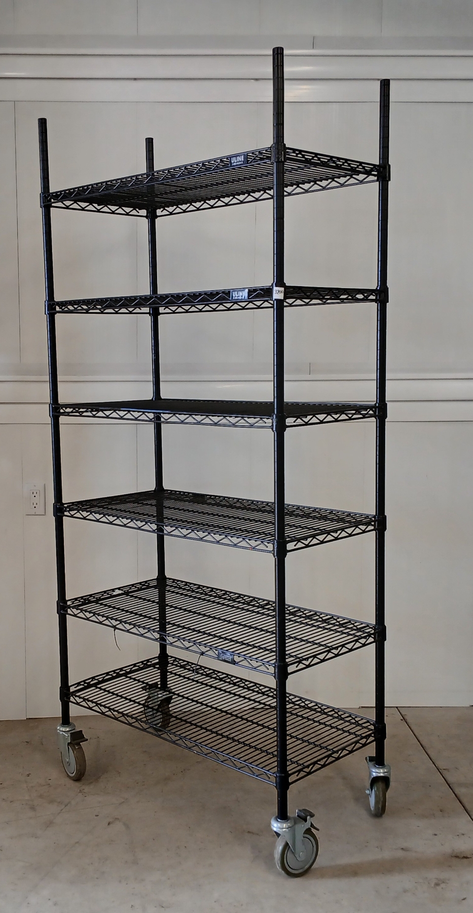 Uline Roller Racking ULINE STAINLESS STEEL RACKING ON WHEELS