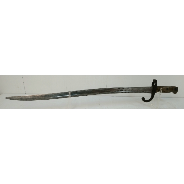 FRENCH MODEL 1866 CHASSEPOT BAYONET W/ SCABBARD