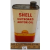 Image 1 : SHELL OUTBOARD MOTOR OIL QT CAN