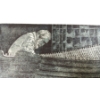 Image 2 : "PEA POD BOAT BUILDER" BY J.E. MARTIN - STONECUT LITHOGRAPH