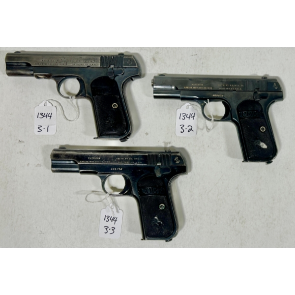 LOT OF 3 - PROHIBITED HANDGUNS