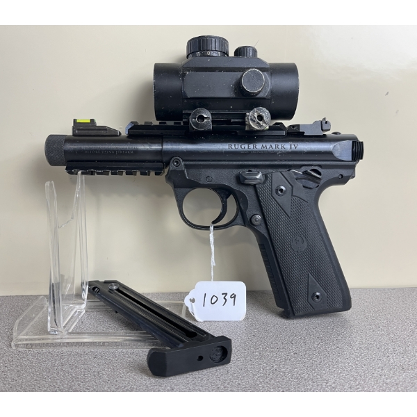 RUGER MKIV IN .22 LR - RESTRICTED 