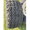 Image 2 : PAIR OF ORIGINAL JOHN DEERE 23 X 10.50-12 TIRES ON RIMS