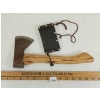 Image 2 : BOYS KINDLING HATCHET W/ LEATHER SHEATH - MFG BY NORLUND TOMAHAWK