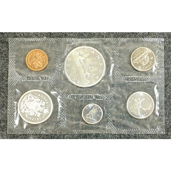 1963 CDN DENOMINATION COIN SET	