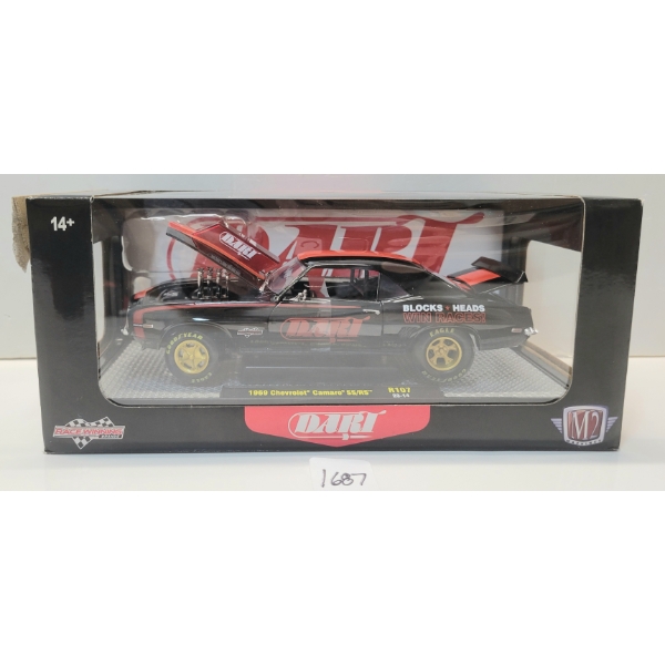 RACE WINNING DART 1969 CHEVY CAMARO SS/RS DIECAST MODEL 