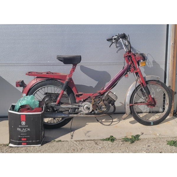BATAVUS MOTORIZED PARTS BIKE W/ ACCESSORIES