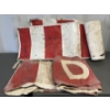 Image 1 : LOT OF 2 WIDE LOAD BANNERS