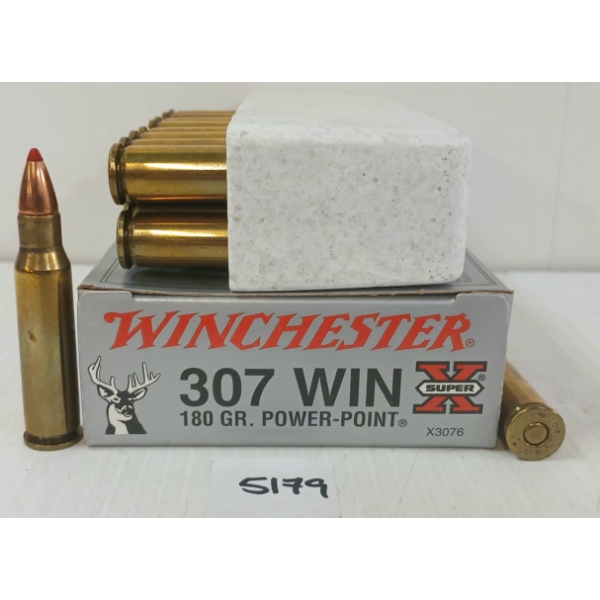 AMMO: 20X WINCHESTER SUPER X .307 WIN - 160GR - PP - RELOADS 