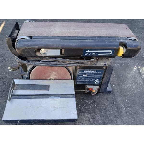 MASTERCRAFT BELT & DISC SANDER