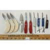 Image 3 : LOT OF 10 - ASSORTED FOLDING KNIVES / POCKET TOOLS