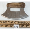 Image 2 : ALASKAN ULU W/ ANTLER STAND & LEATHER POUCH