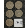 Image 1 : LOT OF 5 - U.S. 25 CENT COINS - 1965 TO 1974