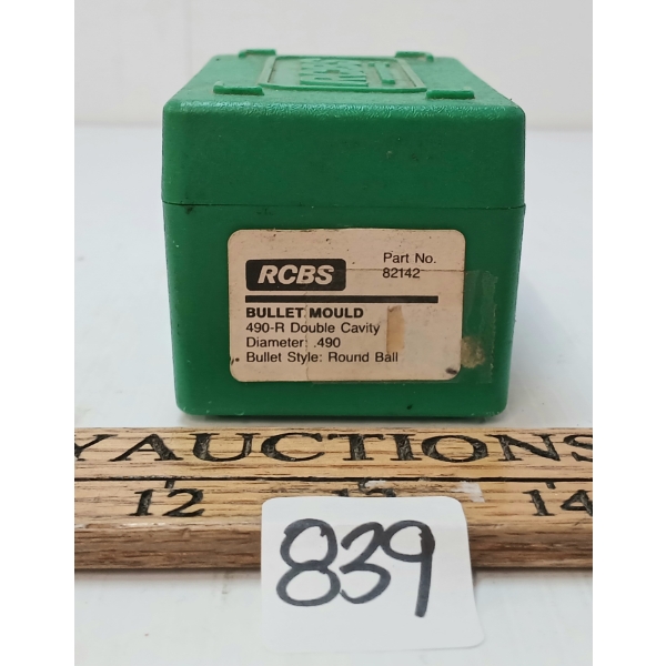 RCBS 490-R DOUBLE CAVITY BULLET MOULD