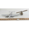 Image 3 : LOT OF 2 - NEWRAY PLASTIC DELTA & TIN LITHO AIRPLANES