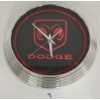 Image 2 : DODGE NEON LIGHT UP & BATTERY OP CLOCK