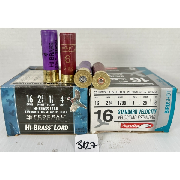 AMMO: 41X 16 GA 2-3/4 IN - #4 & #6