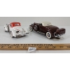 Image 2 : LOT OF 2 - FRANKLIN MINT 1935 DUESENBERG J 550 & 1935 AUBURN 851 SPEEDSTER MODELS