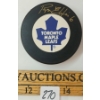 Image 1 : TORONTO MAPLE LEAFS RON ELLIS HOCKEY PUCK - AUTOGRAPHED