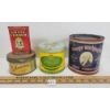 Image 2 : LOT OF 4 - TOBACCO TINS - INCL GEORGE WASHINGTON & KINGSWAY