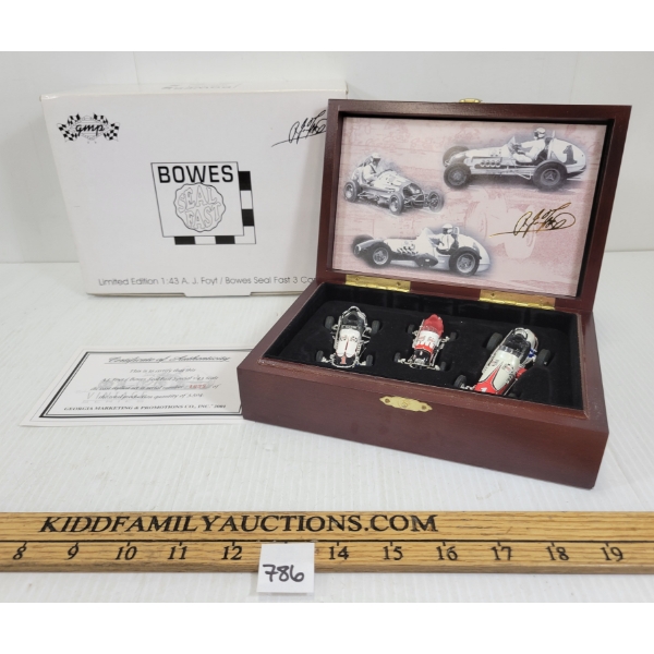 GMP A.J. FOYT / BOWES SEAL FAST DIECAST CAR SET
