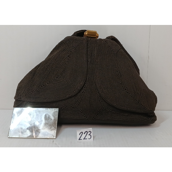 GENUINE CORSE CLUTCH PURSE W/ COMPACT MIRROR