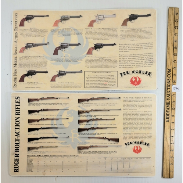 LOT OF 2 - RUGER COUNTER MATS