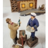 Image 3 : COLLECTION OF DEPARTMENT 56 "DICKENS' VILLAGE" FIGURINES - INCL "DUDLEY DOCKER," ETC