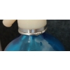Image 6 : RAWLINGS BY APPOINTMENT TO H.M. THE KING - COBALT ACID-ETCHED - SYPHON BOTTLE