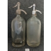 Image 4 : LOT OF 2 - B.MALINA & M. RAPPOPORT & SON - CLEAR ACID-ETCHED - SELTZER BOTTLES