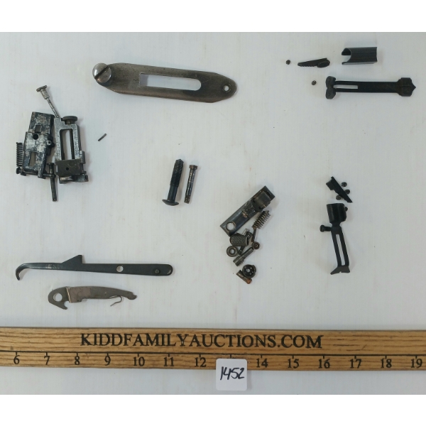 QTY OF REAR RIFLE SIGHTS & MISC PARTS