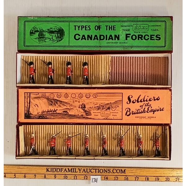 LOT OF 2 - BRITAINS LEAD FIGURE SETS - NO. 1233 & 1634