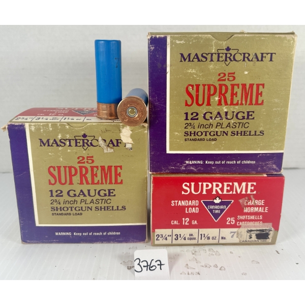AMMO: 75X MASTERCRAFT 12 GA 2-3/4 IN - #7.5