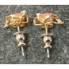 Image 2 : LOT OF 2 - PAIRS OF FLORAL STUD EARRINGS