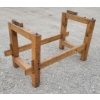 Image 7 : INDUSTRIAL DESIGN ANTIQUE WORKBENCH W/ VISE