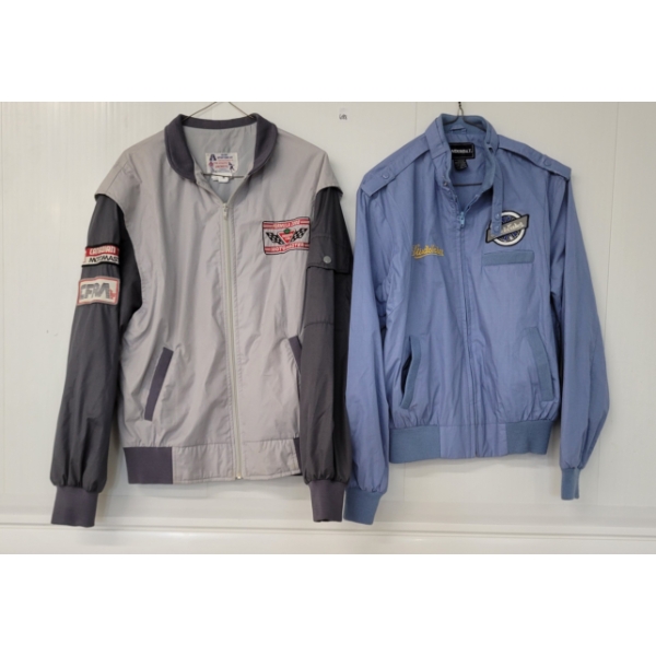 LOT OF 2 - STUDEBAKER & CANADIAN TIRE WINDBREAKER JACKETS