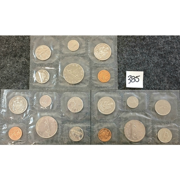 LOT OF 3 - 1972, 1977 & 1978 RCM PROOF SETS