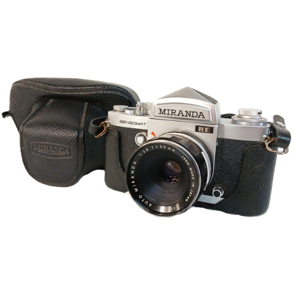MIRANDA SENSOMAT 35MM SLR CAMERA W/ CASE - CIRCA 1969