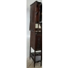 Image 3 : 19TH CENTURY HARVEST PATTERN CORNER BAR CABINET W/ KEY