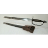 Image 1 : CONFEDERATE NAVAL CUTLASS SWORD W/ SCABBARD & FROG