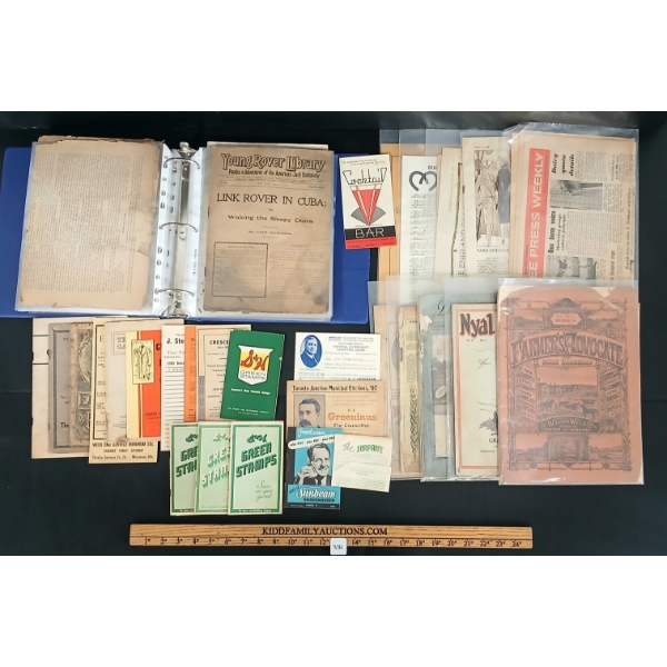 QTY OF MISC EPHEMERA -  "FARMER'S ADVOCATE," " NYAL MAGAZINE," ETC