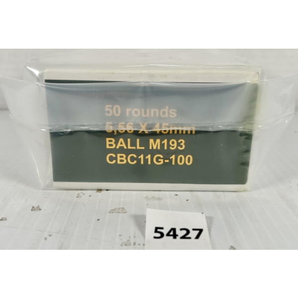 AMMO: 200X 5.56X45 MM NATO - MILITARY FMJ (M193)