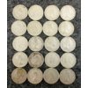 Image 2 : LOT OF 20 - 1953-1966 CDN 10 CENT SILVER COINS 