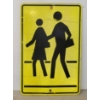 Image 1 : REFLECTIVE SCHOOL CROSSING SIGN