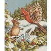 Image 2 : "WINTER CARDINALS" BY CHRISTINE MARSHALL (PRS CDN ARTIST) - FRAMED PRINT 