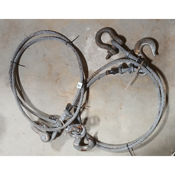 LOT OF 2 - TOW CABLES