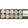 Image 2 : LOT OF 10 - 1944-1966 CDN 10 CENT COINS
